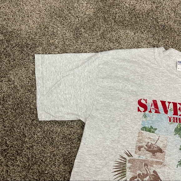 Save the Gulf Print T-shirt Size Medium - Picture 10 of 12